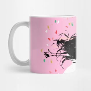 Celebration Girl Dancing in Confetti Mug